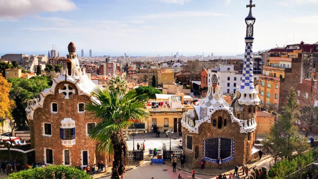 Park Guell In Barcelona