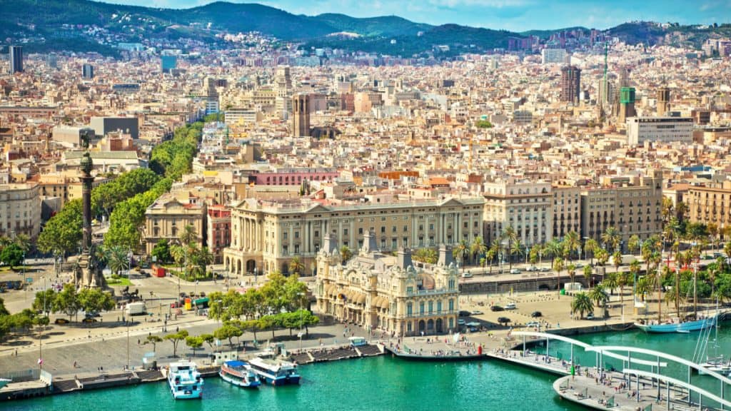 Barcelona Weaher In Spring