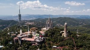 Tibidabo Cathedral And Theme Park